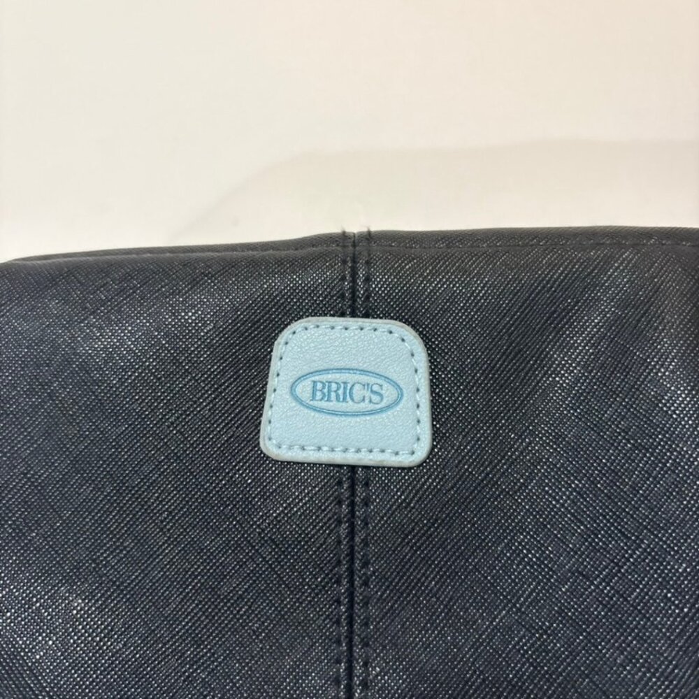 🎭 3/$20 BRICS Qatar Airways Travel Cosmetic Pouch Brown Blue - Picture 3 of 10